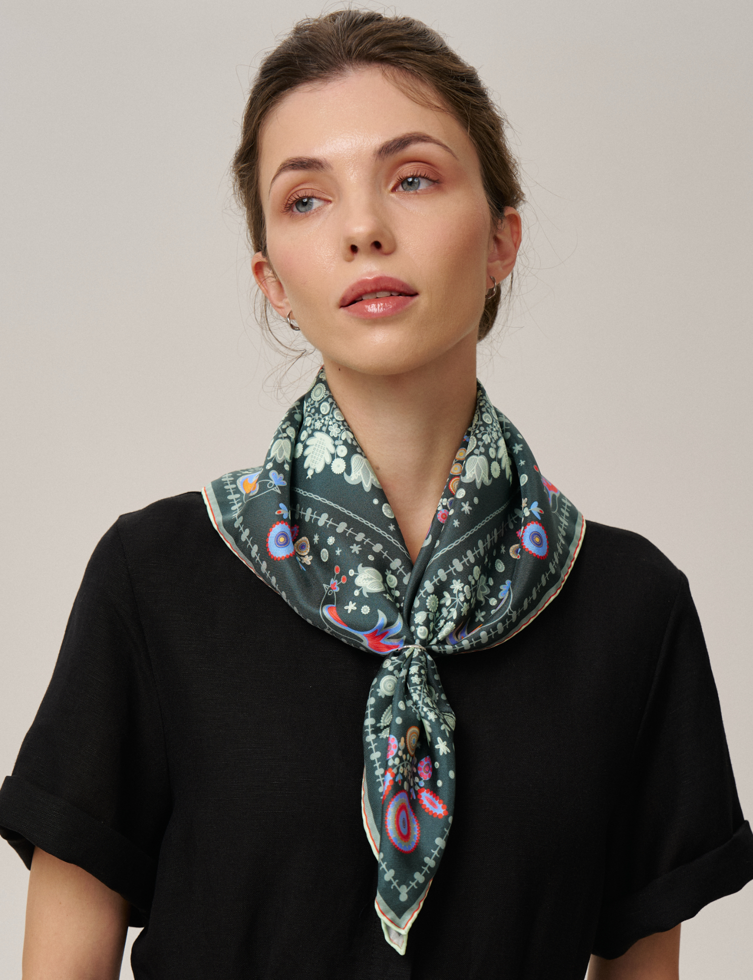 Картинка Шовкова хустина «Слобожанщина. Лісова пісня»